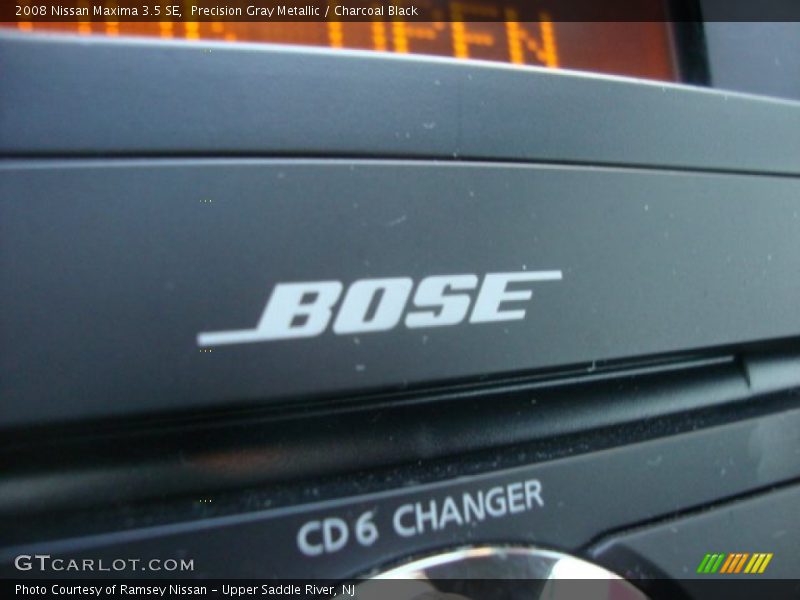 Precision Gray Metallic / Charcoal Black 2008 Nissan Maxima 3.5 SE