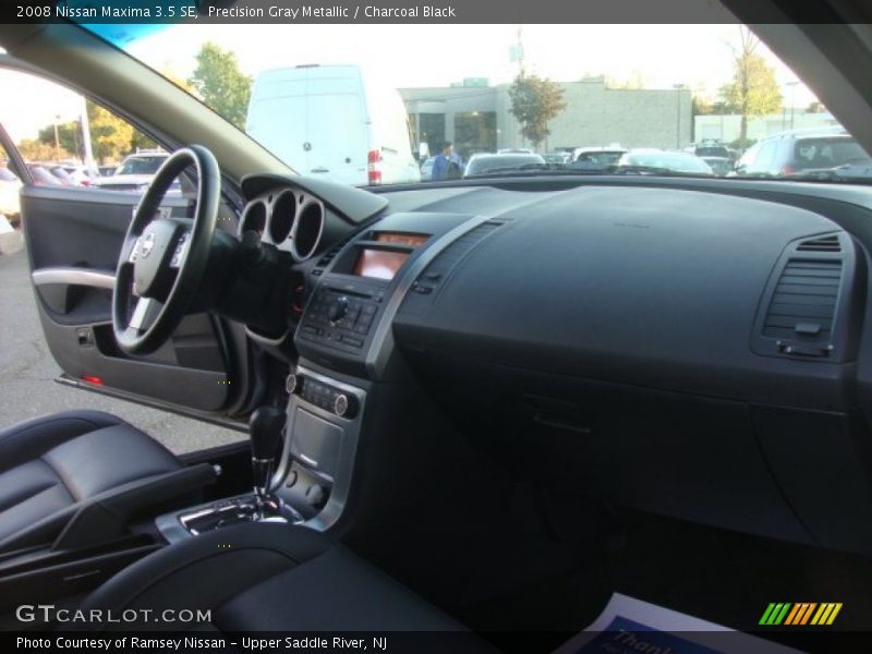 Precision Gray Metallic / Charcoal Black 2008 Nissan Maxima 3.5 SE