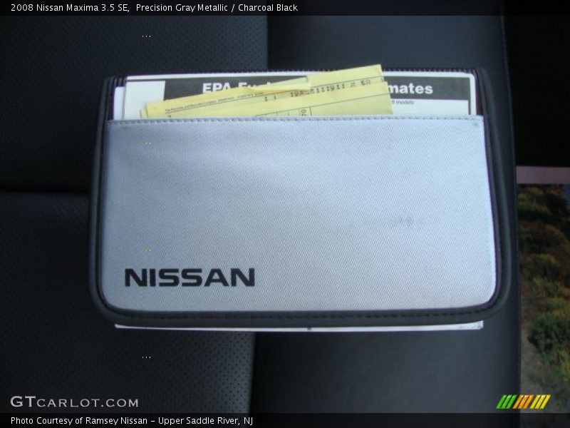 Precision Gray Metallic / Charcoal Black 2008 Nissan Maxima 3.5 SE