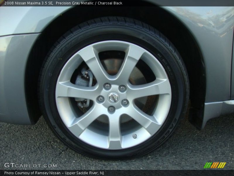 Precision Gray Metallic / Charcoal Black 2008 Nissan Maxima 3.5 SE