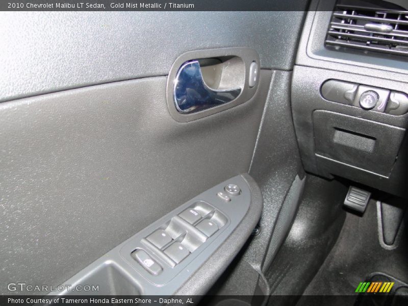 Gold Mist Metallic / Titanium 2010 Chevrolet Malibu LT Sedan