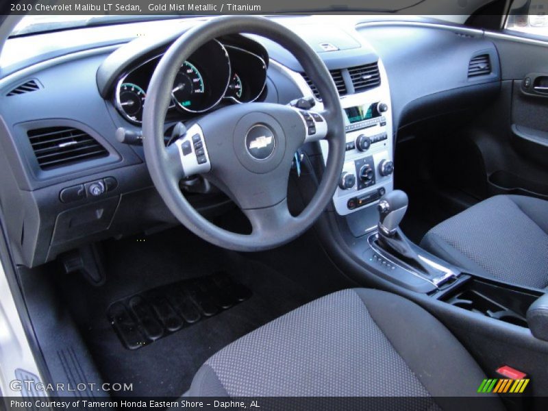 Gold Mist Metallic / Titanium 2010 Chevrolet Malibu LT Sedan