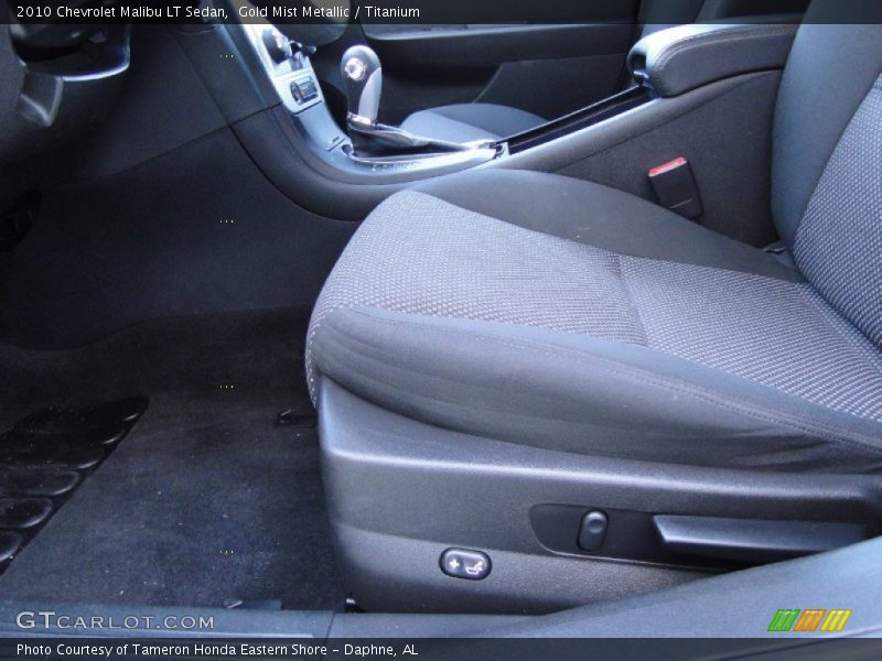 Gold Mist Metallic / Titanium 2010 Chevrolet Malibu LT Sedan