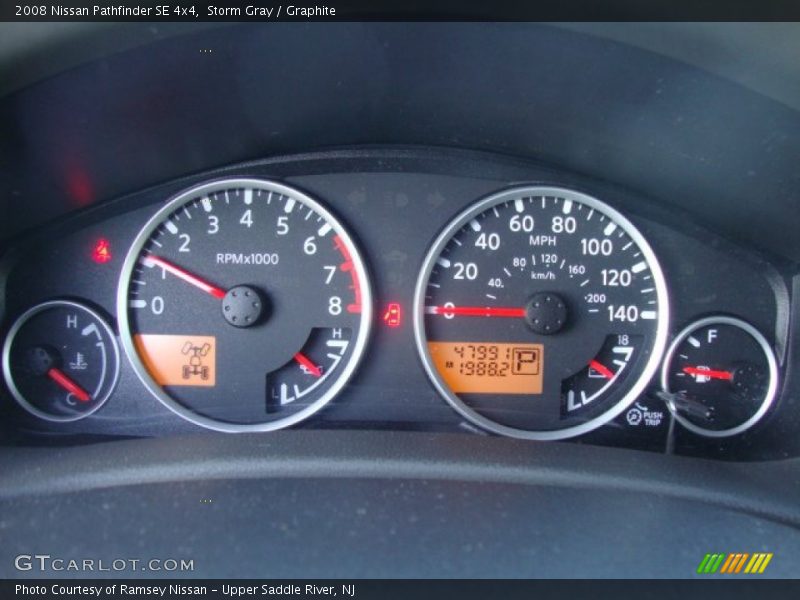 Storm Gray / Graphite 2008 Nissan Pathfinder SE 4x4