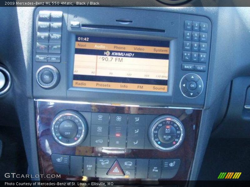 Black / Black 2009 Mercedes-Benz ML 550 4Matic