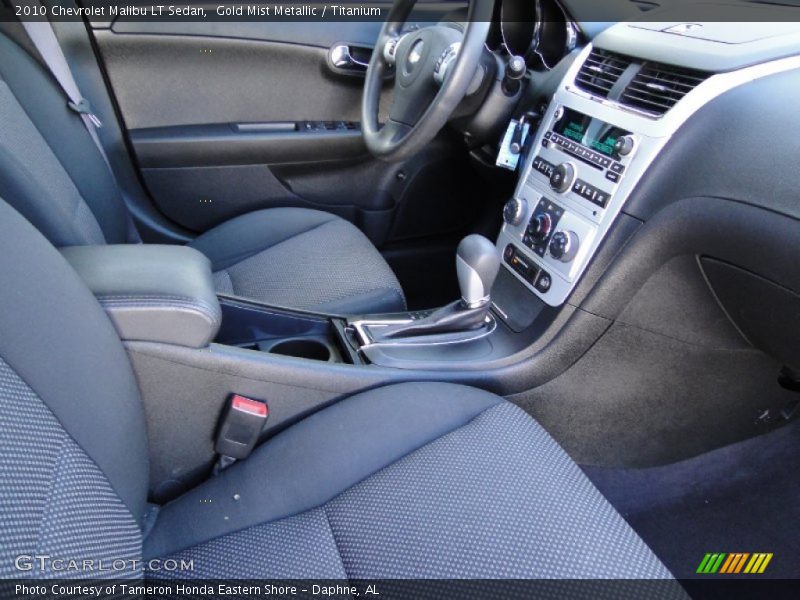 Gold Mist Metallic / Titanium 2010 Chevrolet Malibu LT Sedan