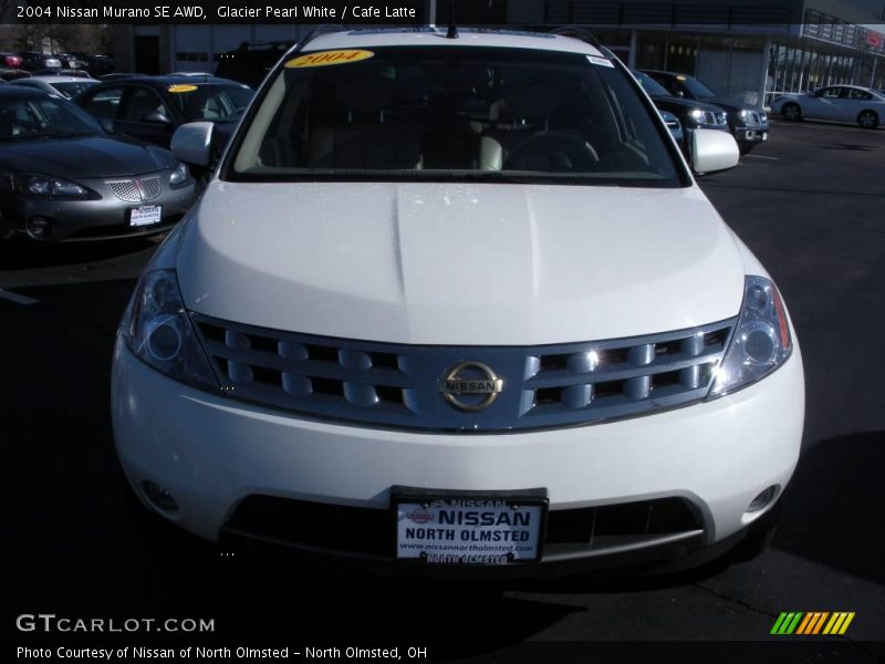 Glacier Pearl White / Cafe Latte 2004 Nissan Murano SE AWD