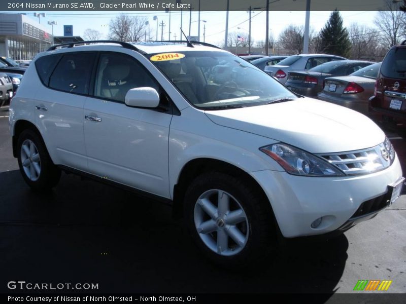 Glacier Pearl White / Cafe Latte 2004 Nissan Murano SE AWD