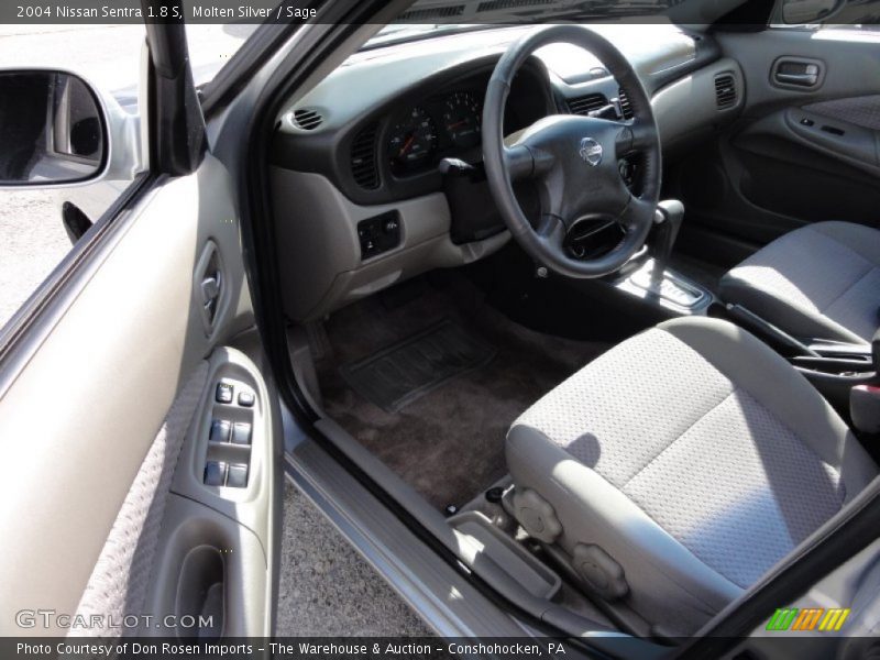 Molten Silver / Sage 2004 Nissan Sentra 1.8 S