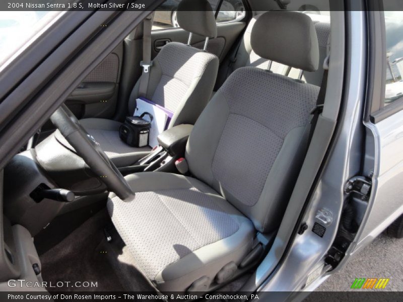 Molten Silver / Sage 2004 Nissan Sentra 1.8 S