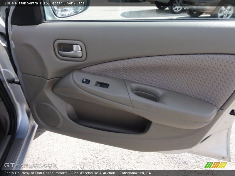 Molten Silver / Sage 2004 Nissan Sentra 1.8 S