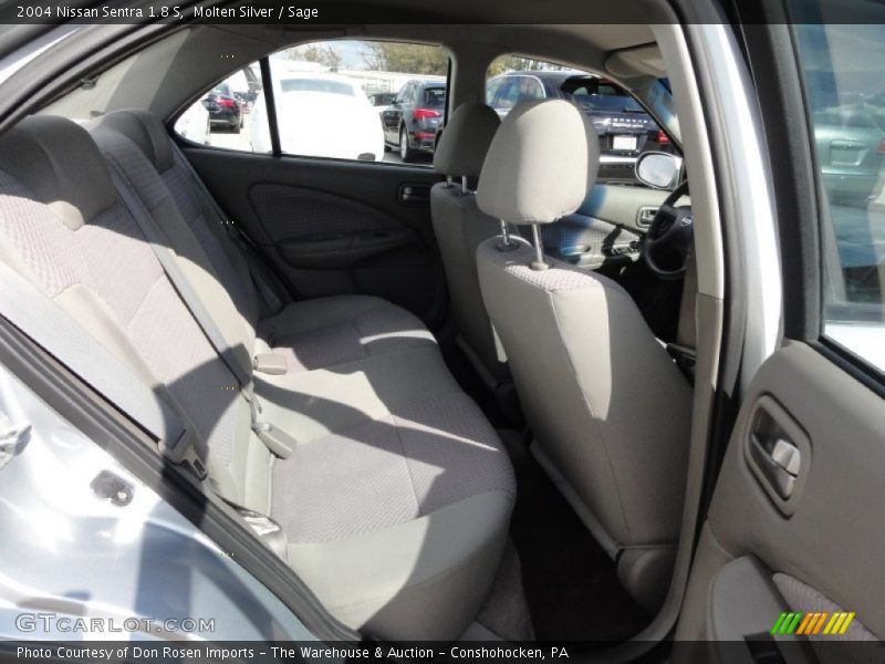 Molten Silver / Sage 2004 Nissan Sentra 1.8 S