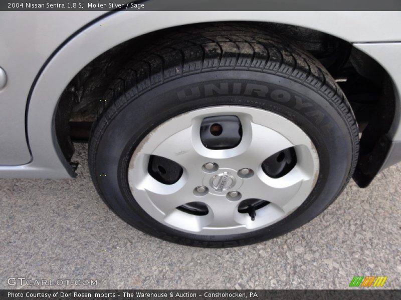 Molten Silver / Sage 2004 Nissan Sentra 1.8 S