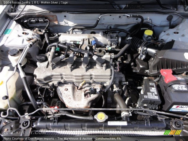 Molten Silver / Sage 2004 Nissan Sentra 1.8 S