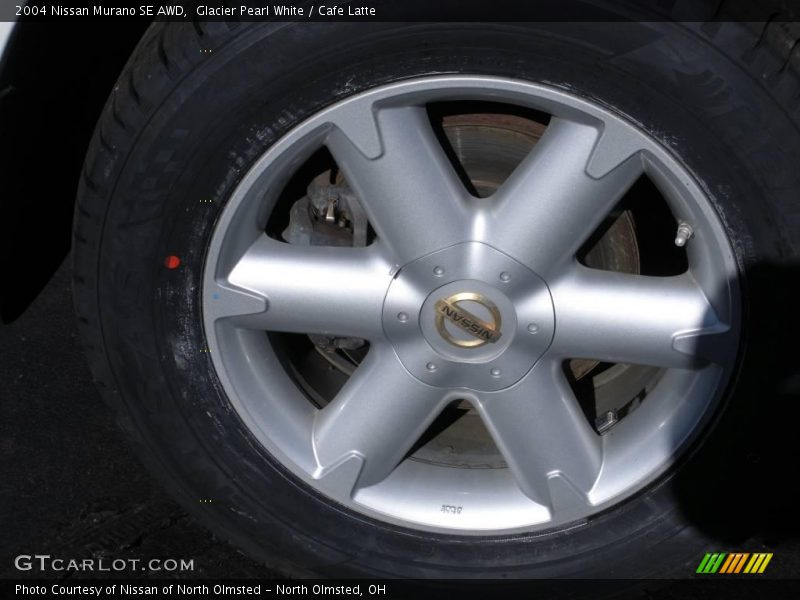 Glacier Pearl White / Cafe Latte 2004 Nissan Murano SE AWD