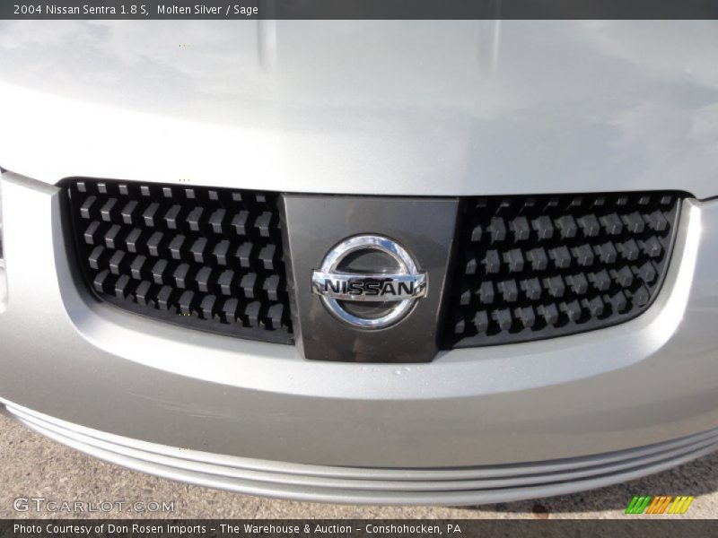 Molten Silver / Sage 2004 Nissan Sentra 1.8 S