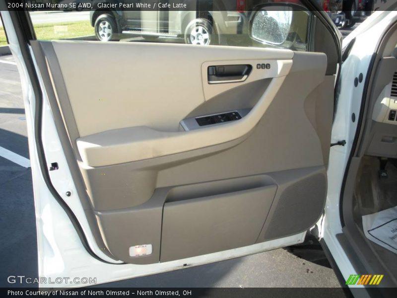 Glacier Pearl White / Cafe Latte 2004 Nissan Murano SE AWD