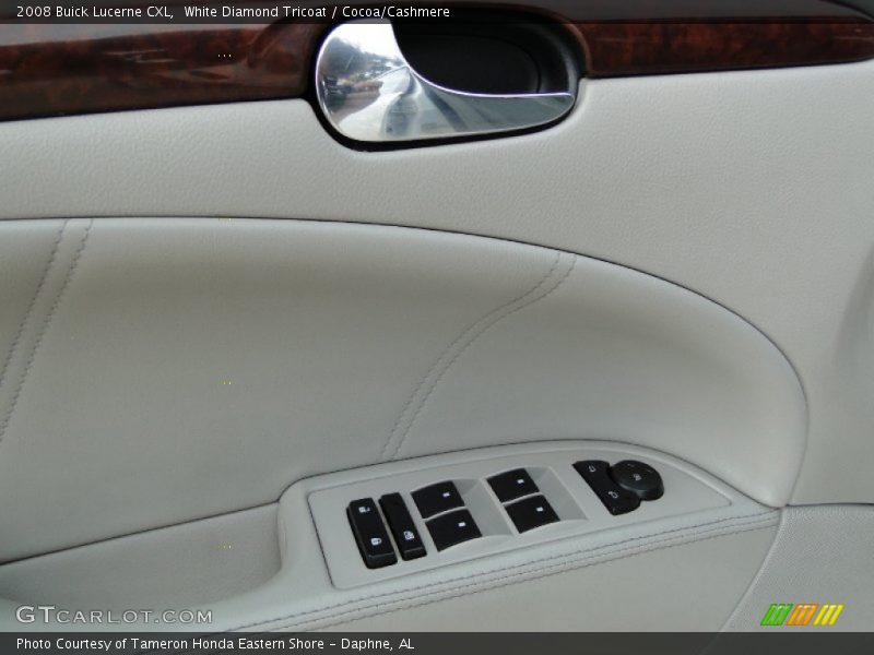 White Diamond Tricoat / Cocoa/Cashmere 2008 Buick Lucerne CXL