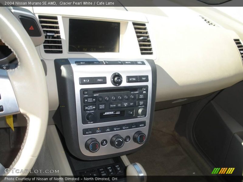 Glacier Pearl White / Cafe Latte 2004 Nissan Murano SE AWD