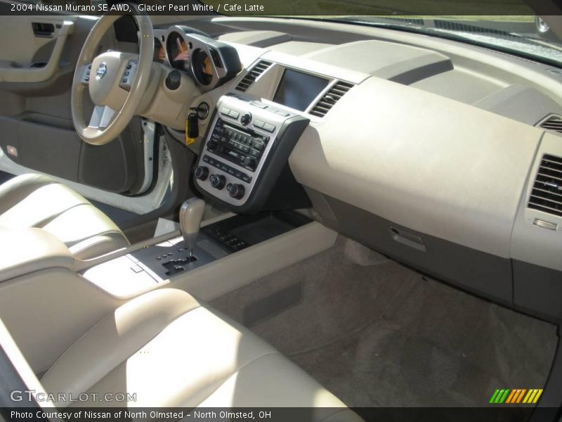 Glacier Pearl White / Cafe Latte 2004 Nissan Murano SE AWD