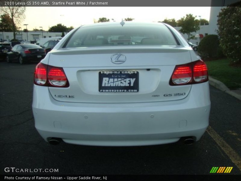 Starfire Pearl White / Parchment 2010 Lexus GS 350 AWD