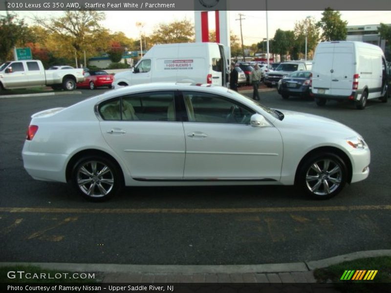 Starfire Pearl White / Parchment 2010 Lexus GS 350 AWD