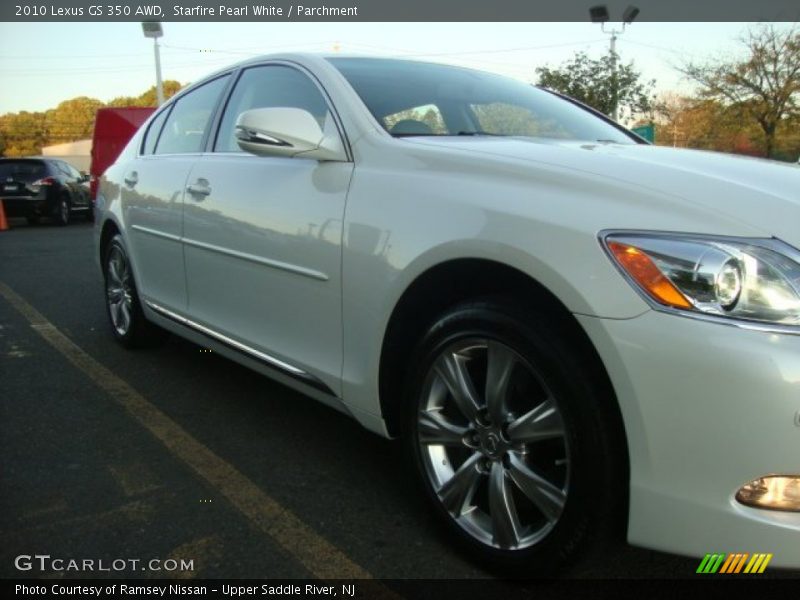 Starfire Pearl White / Parchment 2010 Lexus GS 350 AWD
