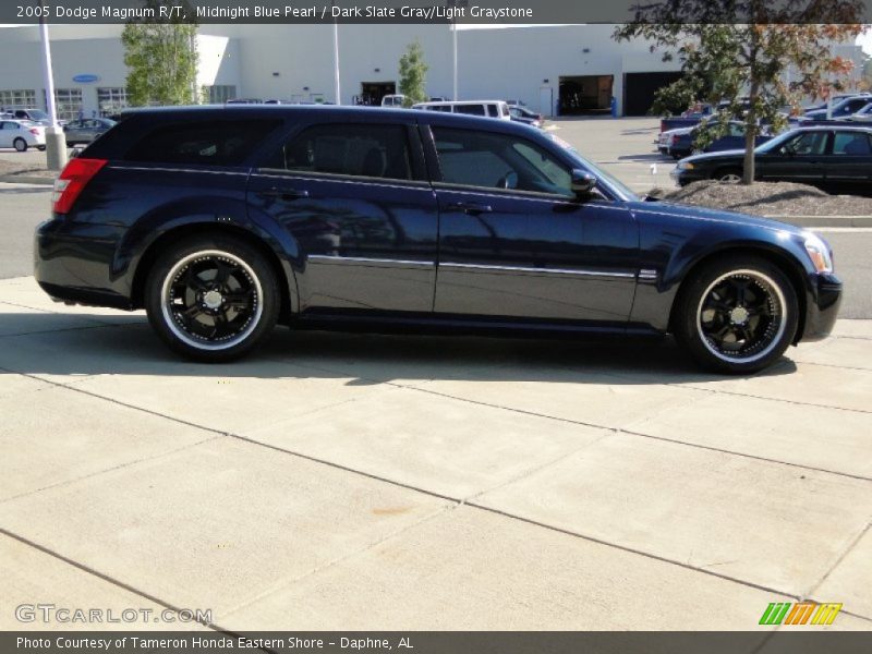 Midnight Blue Pearl / Dark Slate Gray/Light Graystone 2005 Dodge Magnum R/T