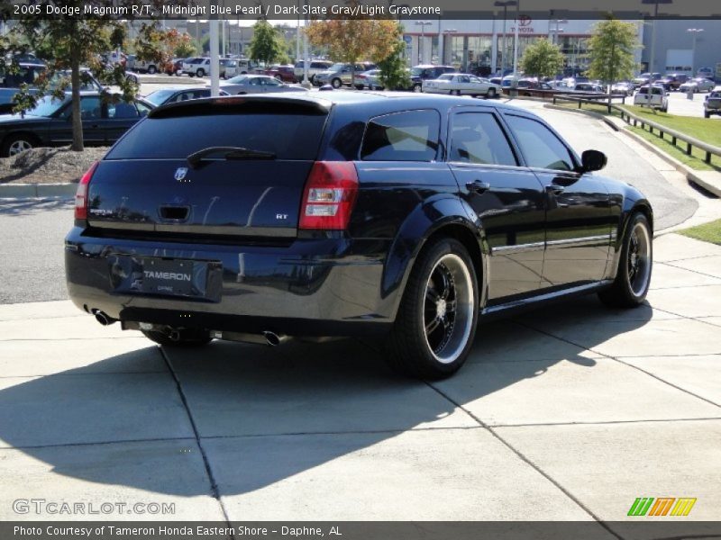 Midnight Blue Pearl / Dark Slate Gray/Light Graystone 2005 Dodge Magnum R/T