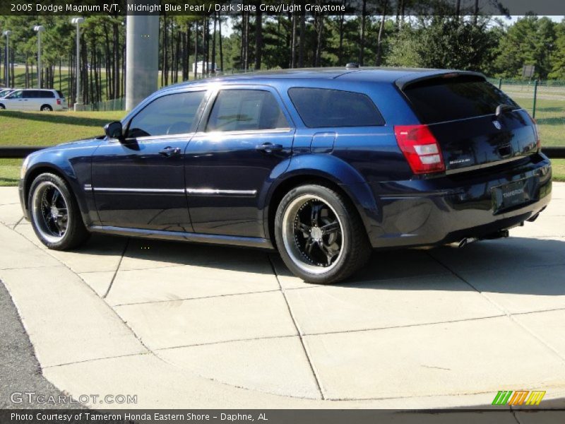 Midnight Blue Pearl / Dark Slate Gray/Light Graystone 2005 Dodge Magnum R/T