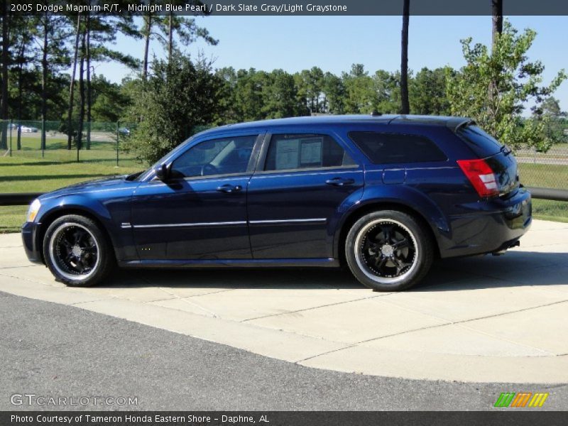 Midnight Blue Pearl / Dark Slate Gray/Light Graystone 2005 Dodge Magnum R/T