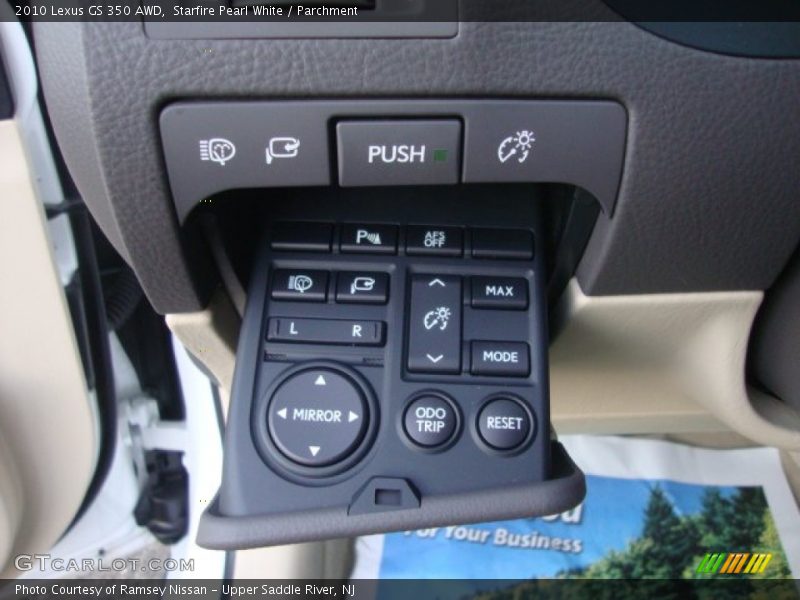 Starfire Pearl White / Parchment 2010 Lexus GS 350 AWD