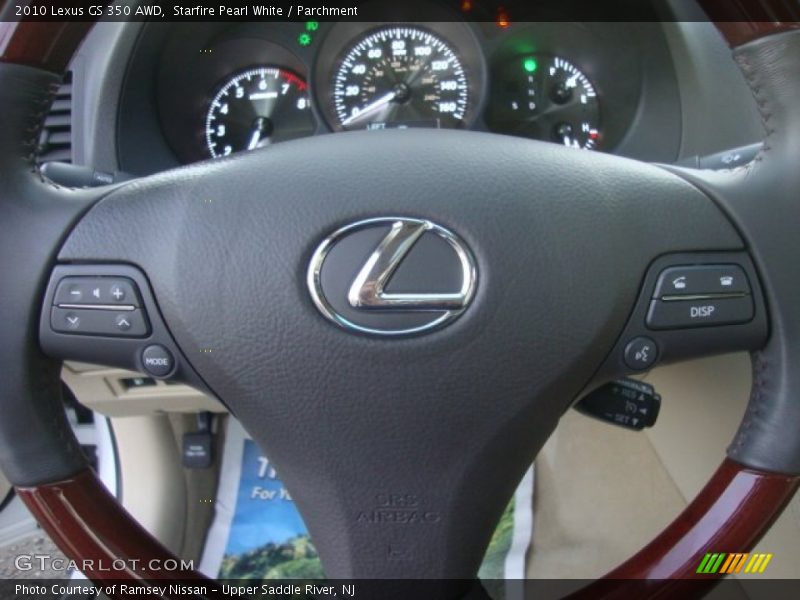 Starfire Pearl White / Parchment 2010 Lexus GS 350 AWD