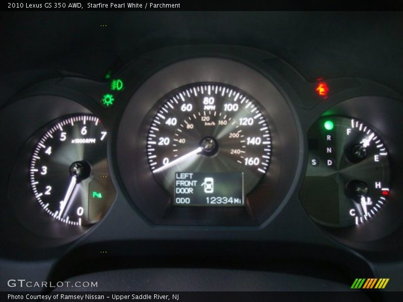 Starfire Pearl White / Parchment 2010 Lexus GS 350 AWD