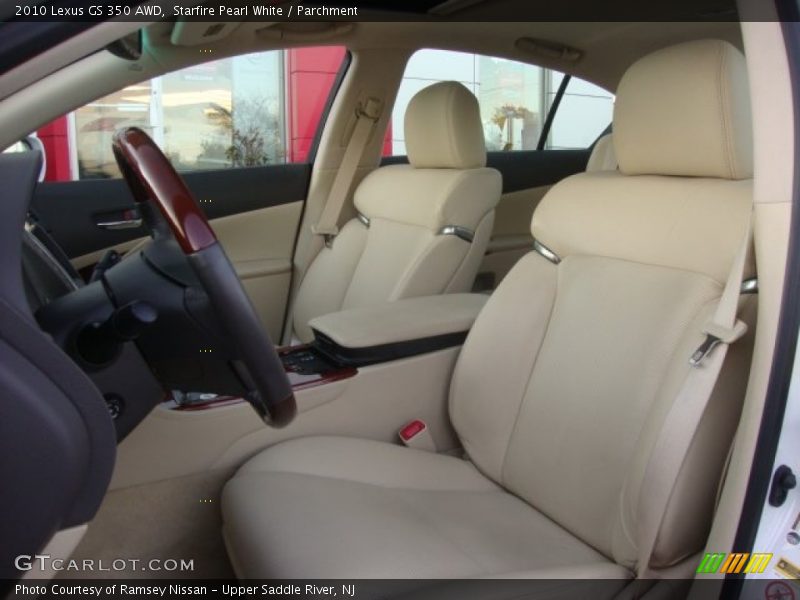 Starfire Pearl White / Parchment 2010 Lexus GS 350 AWD