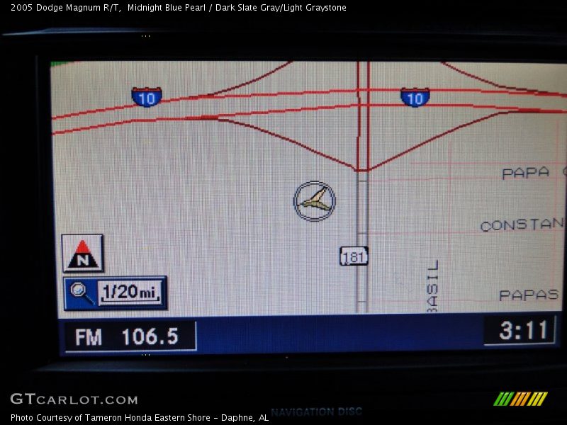 Midnight Blue Pearl / Dark Slate Gray/Light Graystone 2005 Dodge Magnum R/T