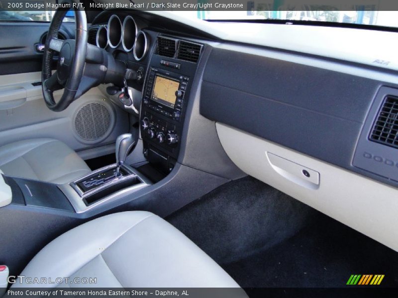 Midnight Blue Pearl / Dark Slate Gray/Light Graystone 2005 Dodge Magnum R/T