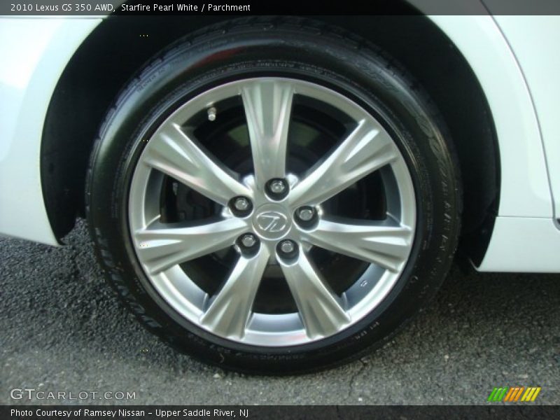 Starfire Pearl White / Parchment 2010 Lexus GS 350 AWD