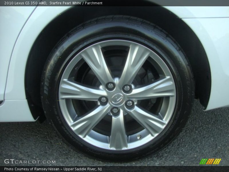 Starfire Pearl White / Parchment 2010 Lexus GS 350 AWD
