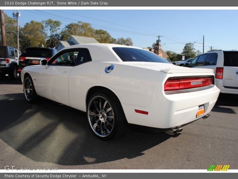 Stone White / Dark Slate Gray 2010 Dodge Challenger R/T