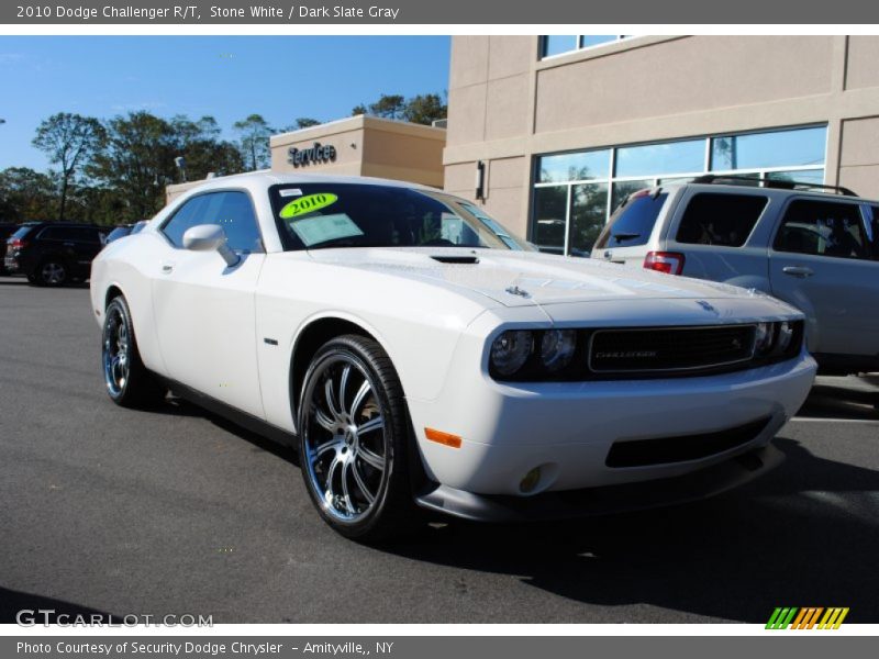 Stone White / Dark Slate Gray 2010 Dodge Challenger R/T