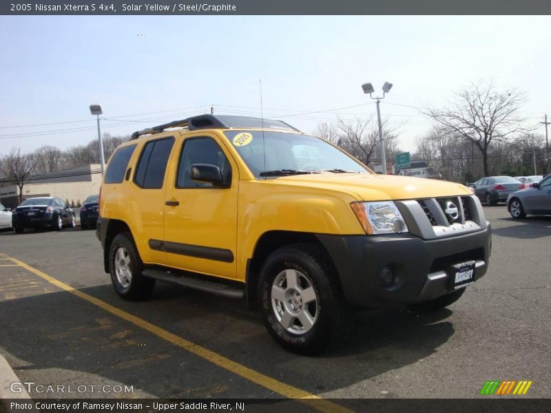 Solar Yellow / Steel/Graphite 2005 Nissan Xterra S 4x4