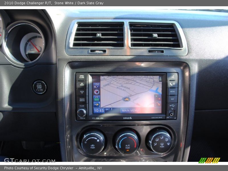 Stone White / Dark Slate Gray 2010 Dodge Challenger R/T