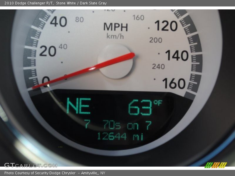 Stone White / Dark Slate Gray 2010 Dodge Challenger R/T