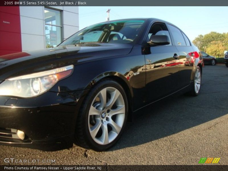 Jet Black / Black 2005 BMW 5 Series 545i Sedan