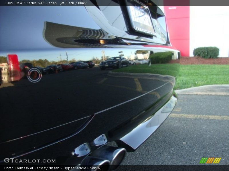 Jet Black / Black 2005 BMW 5 Series 545i Sedan