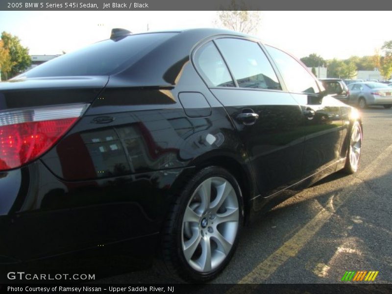 Jet Black / Black 2005 BMW 5 Series 545i Sedan