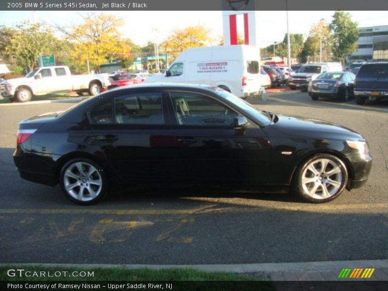 Jet Black / Black 2005 BMW 5 Series 545i Sedan