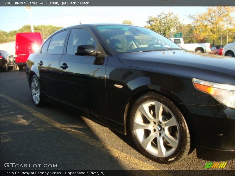 Jet Black / Black 2005 BMW 5 Series 545i Sedan