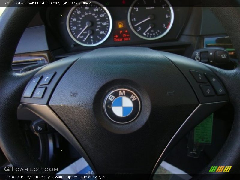 Jet Black / Black 2005 BMW 5 Series 545i Sedan